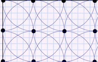 In Quadratformation gesetzte Regner