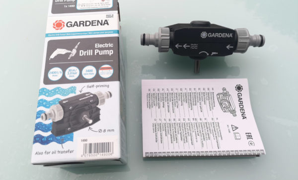 Gardena Bohrmaschinenpumpe (149020) im Test Gartenbewässerungs