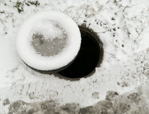 Einwinterung einer Zisterne